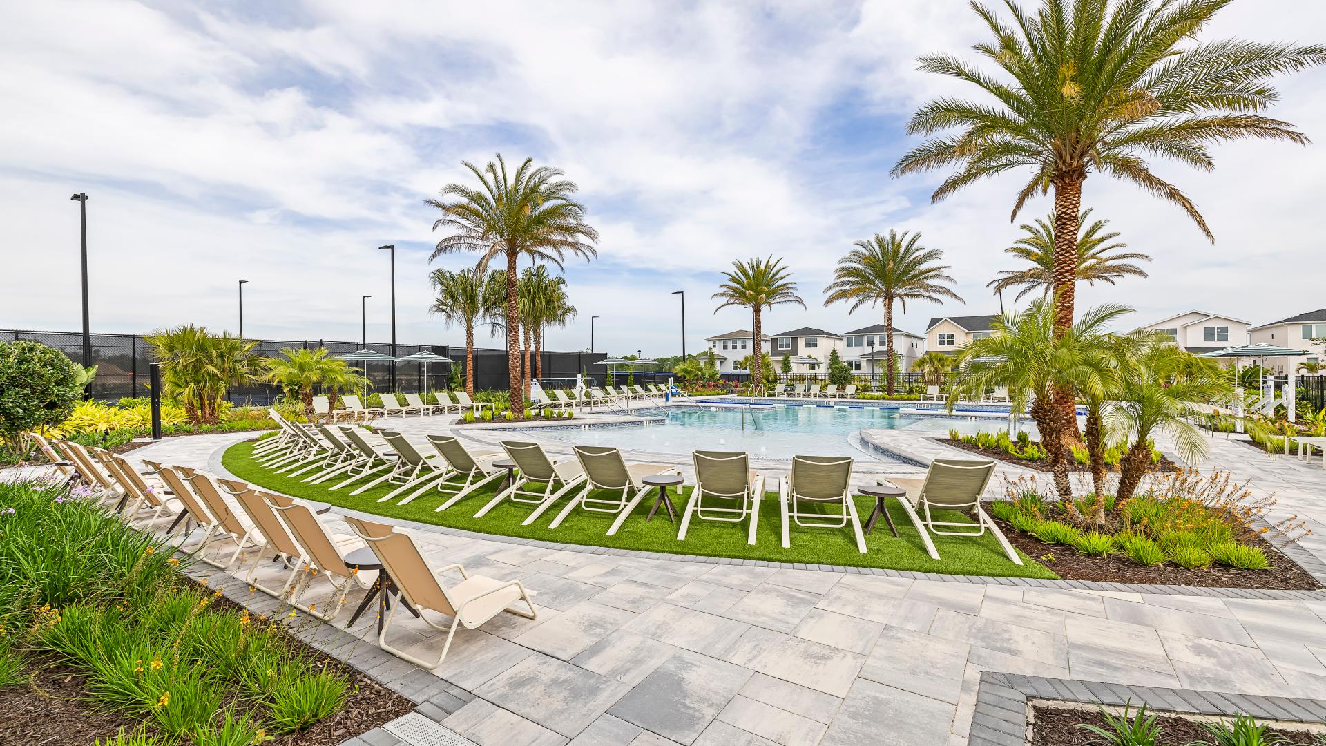 Resort-style pool at Bronson Peak
