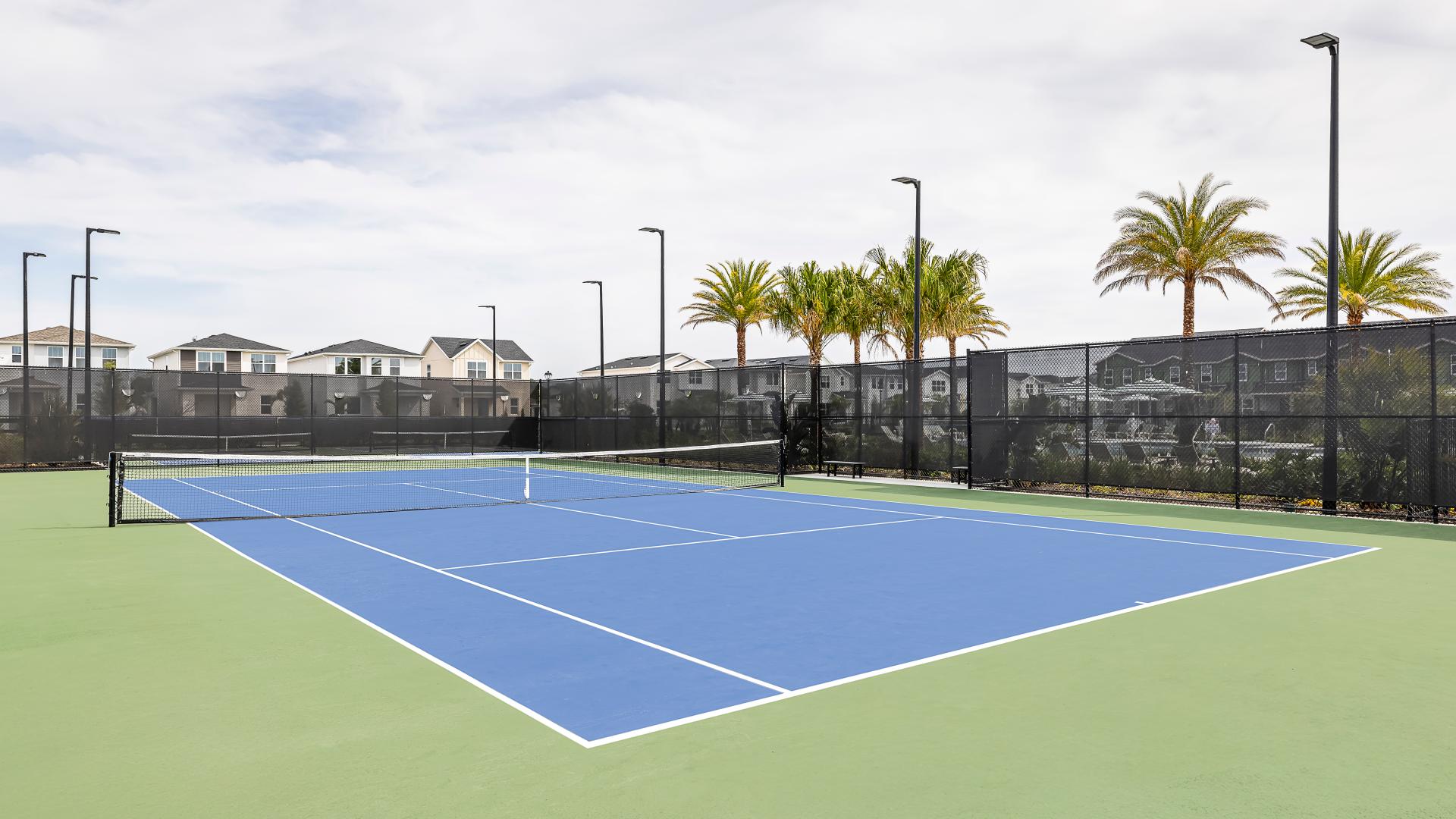 Tennis courts at Bronson Peak